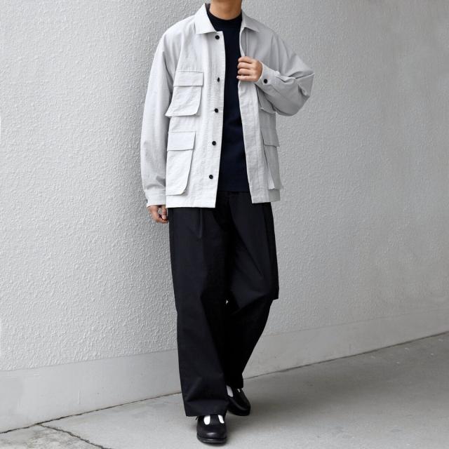 シップス エニィ（SHIPS any）/SHIPS any: コットン/ナイロン ワッシャー BDU シャツ ジャケット (セットアップ対応_3