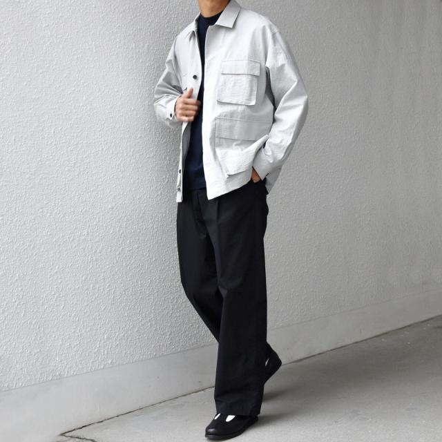 シップス エニィ（SHIPS any）/SHIPS any: コットン/ナイロン ワッシャー BDU シャツ ジャケット (セットアップ対応_4