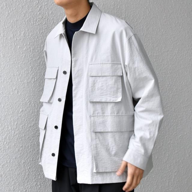 シップス エニィ（SHIPS any）/SHIPS any: コットン/ナイロン ワッシャー BDU シャツ ジャケット (セットアップ対応_6