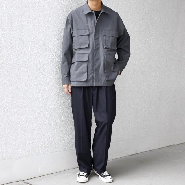 シップス エニィ（SHIPS any）/SHIPS any: コットン/ナイロン ワッシャー BDU シャツ ジャケット (セットアップ対応_8