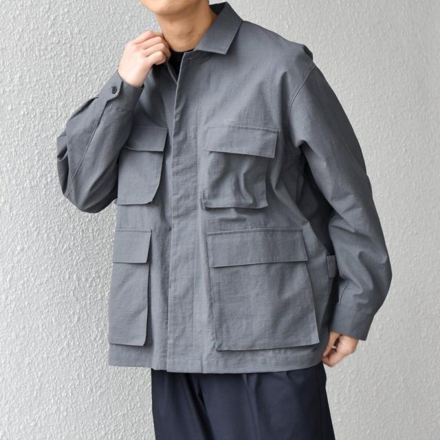 シップス エニィ（SHIPS any）/SHIPS any: コットン/ナイロン ワッシャー BDU シャツ ジャケット (セットアップ対応_11