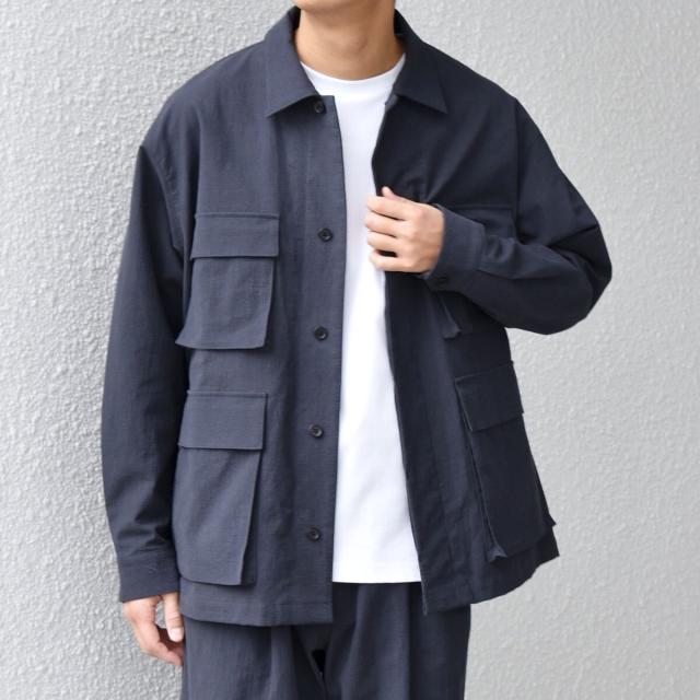 シップス エニィ（SHIPS any）/SHIPS any: コットン/ナイロン ワッシャー BDU シャツ ジャケット (セットアップ対応_15