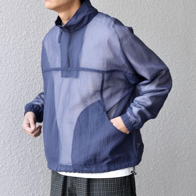 シップス エニィ（SHIPS any）/SHIPS any:〈洗濯機可能〉シアー メッシュ ハーフジップ トラック ブルゾン◇_10