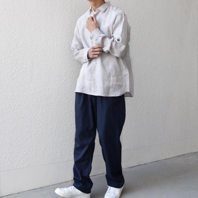 シップス エニィ（SHIPS any）/SHIPS any:〈洗濯機可能〉ピュアリネン レギュラーカラー シャツ 26SS◇_6