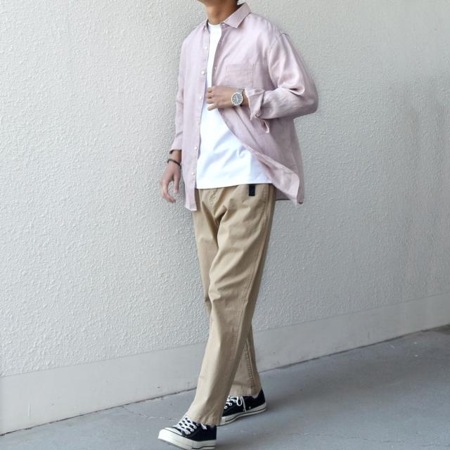 シップス エニィ（SHIPS any）/SHIPS any:〈洗濯機可能〉ピュアリネン レギュラーカラー シャツ 26SS◇_15
