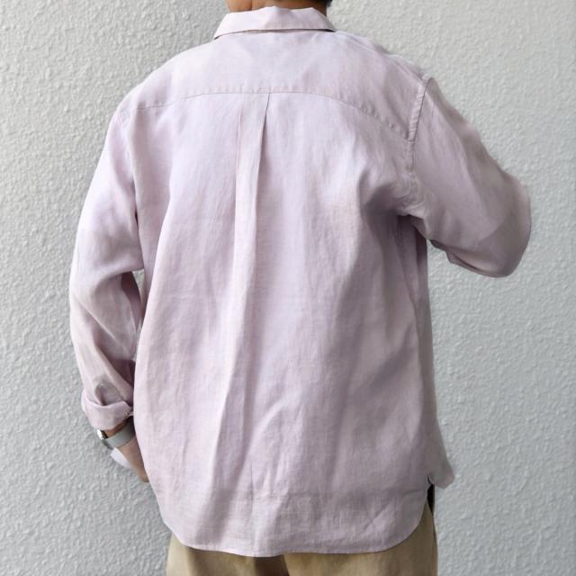 シップス エニィ（SHIPS any）/SHIPS any:〈洗濯機可能〉ピュアリネン レギュラーカラー シャツ 26SS◇_18