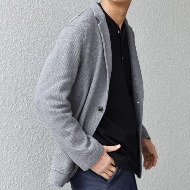 シップス エニィ（SHIPS any）/SHIPS any:〈洗濯機可能〉TEXBRID(R) リネン混 タックハニカム ニッティング ジャ_6