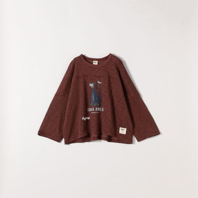 シップス エニィ（SHIPS any）/Collegiate Pacific:〈洗濯機可能〉クロップド フットボール TEE