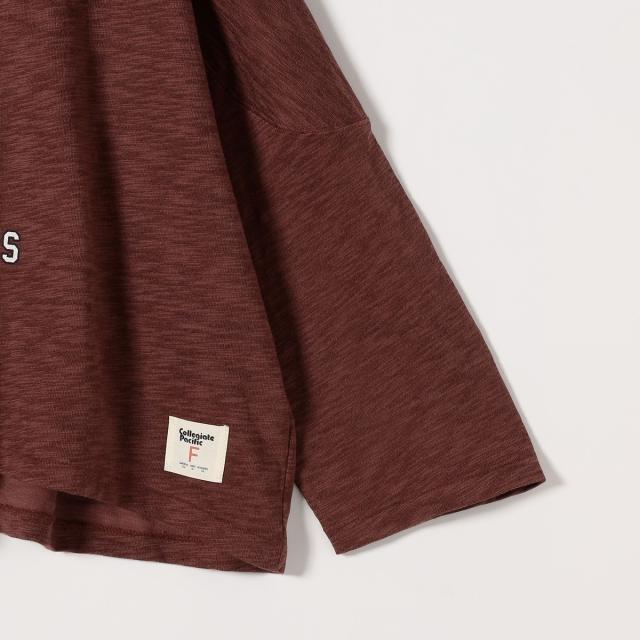 シップス エニィ（SHIPS any）/Collegiate Pacific:〈洗濯機可能〉クロップド フットボール TEE_4