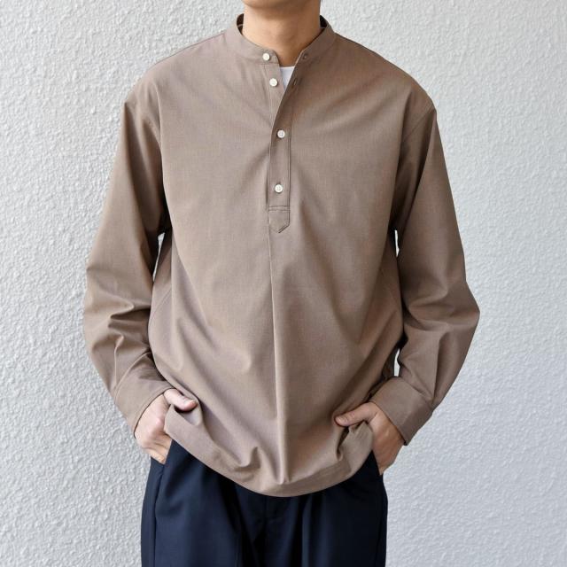 シップス エニィ（SHIPS any）/SHIPS any:〈吸水速乾〉Rapidry バンドスキッパー スピンドル プルオーバー シャツ(_2
