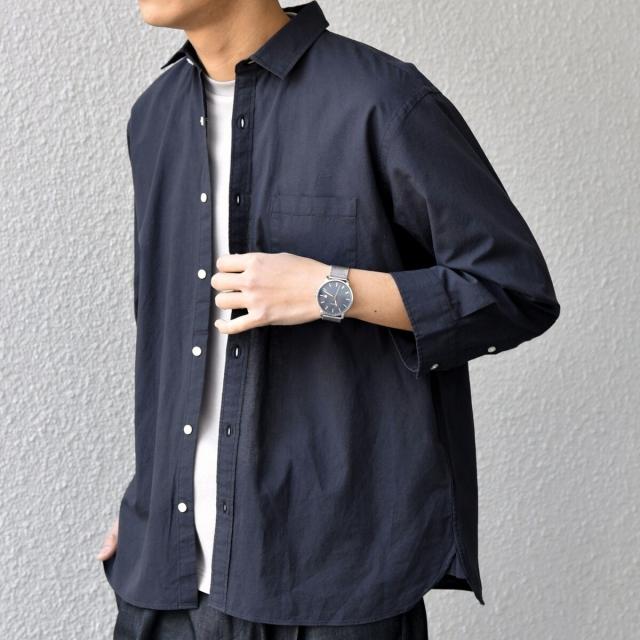 シップス エニィ（SHIPS any）/SHIPS any:〈洗濯機可能〉コットン/リネン 7分袖 ポケット レギュラー シャツ 26SS◆_2
