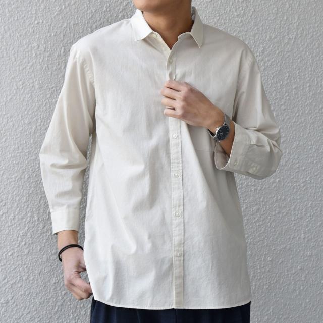 シップス エニィ（SHIPS any）/SHIPS any:〈洗濯機可能〉コットン/リネン 7分袖 ポケット レギュラー シャツ 26SS◆_7