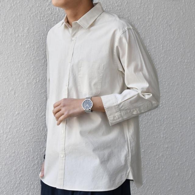 シップス エニィ（SHIPS any）/SHIPS any:〈洗濯機可能〉コットン/リネン 7分袖 ポケット レギュラー シャツ 26SS◆_8