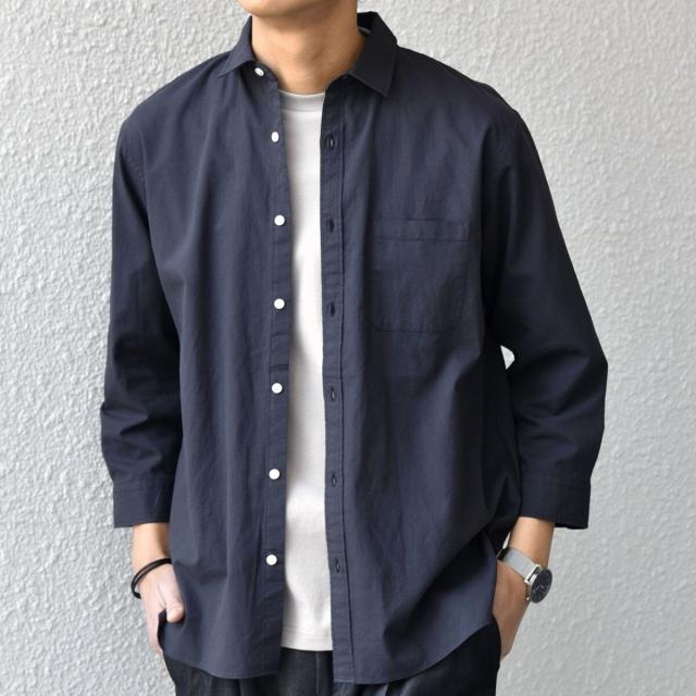 シップス エニィ（SHIPS any）/SHIPS any:〈洗濯機可能〉コットン/リネン 7分袖 ポケット レギュラー シャツ 26SS◆_13