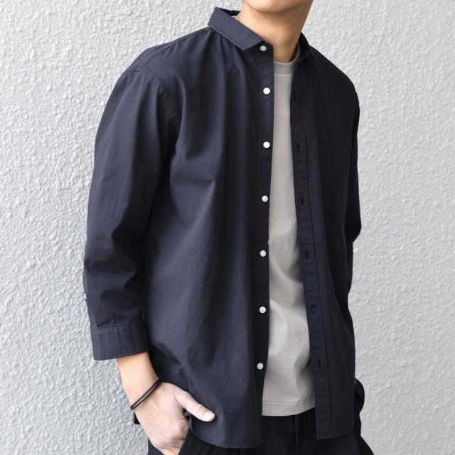 シップス エニィ（SHIPS any）/SHIPS any:〈洗濯機可能〉コットン/リネン 7分袖 ポケット レギュラー シャツ 26SS◆_14