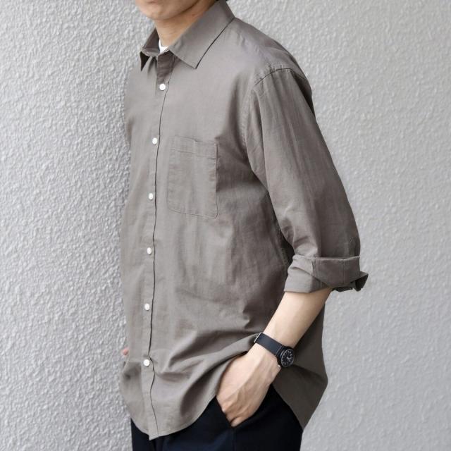 シップス エニィ（SHIPS any）/SHIPS any:〈洗濯機可能〉コットン/リネン 7分袖 ポケット レギュラー シャツ 26SS◆_18