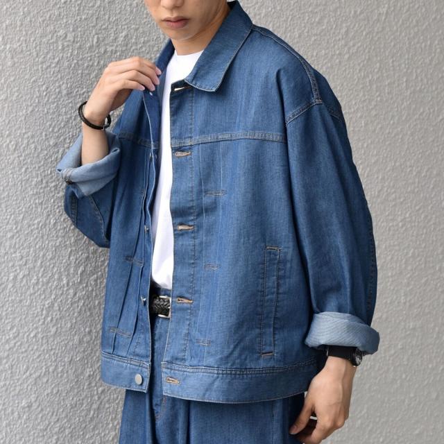シップス エニィ（SHIPS any）/SHIPS any: ライト メッシュ デニム リラックス ジャケット(セットアップ対応)◇_11