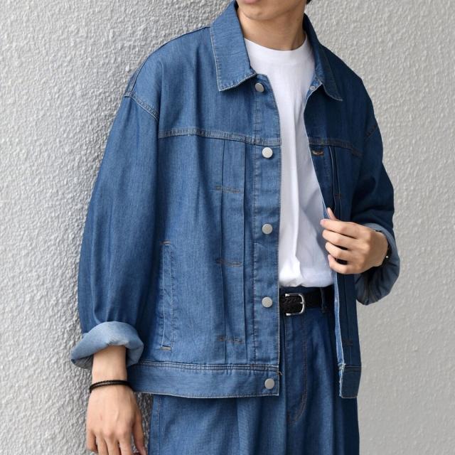 シップス エニィ（SHIPS any）/SHIPS any: ライト メッシュ デニム リラックス ジャケット(セットアップ対応)◇_12