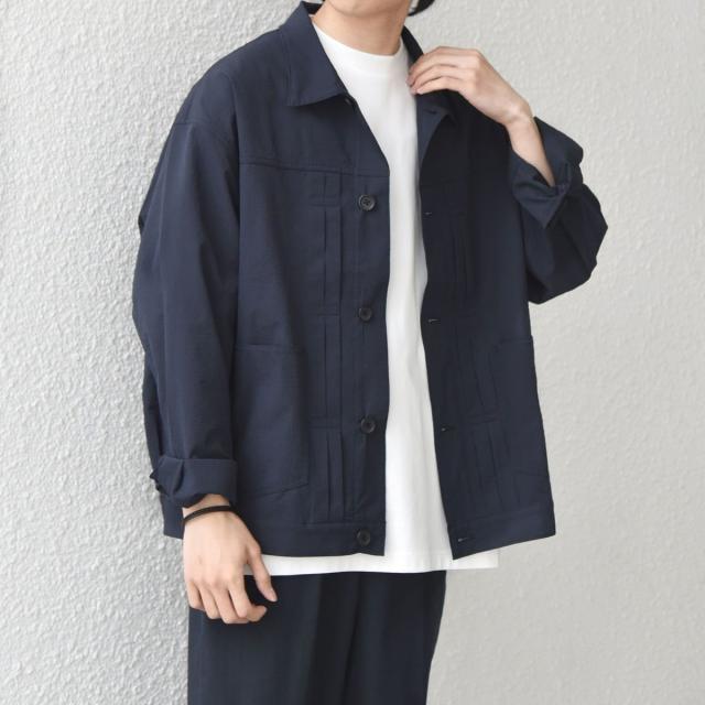 シップス エニィ（SHIPS any）/SHIPS any:〈撥水/軽量/ストレッチ〉SOLOTEX(R) シアサッカー トラック ブルゾン