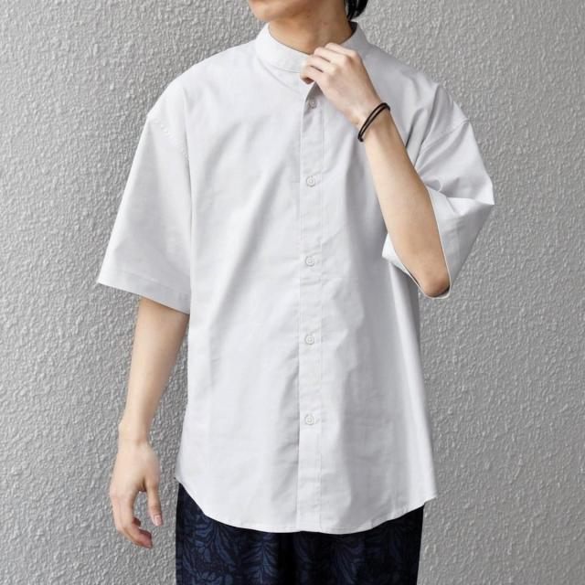 シップス エニィ（SHIPS any）/【WEB限定】SHIPS any:〈接触冷感・ストレッチ・遮熱等〉ハイブリッドリネン バンドカラー_1