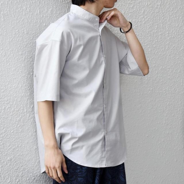 シップス エニィ（SHIPS any）/【WEB限定】SHIPS any:〈接触冷感・ストレッチ・遮熱等〉ハイブリッドリネン バンドカラー_9
