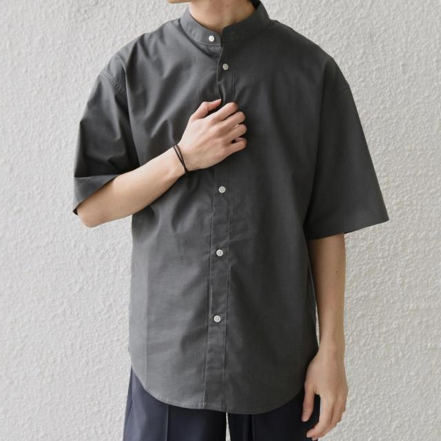 シップス エニィ（SHIPS any）/【WEB限定】SHIPS any:〈接触冷感・ストレッチ・遮熱等〉ハイブリッドリネン バンドカラー_11