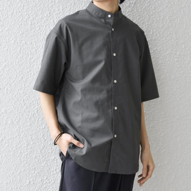シップス エニィ（SHIPS any）/【WEB限定】SHIPS any:〈接触冷感・ストレッチ・遮熱等〉ハイブリッドリネン バンドカラー_13