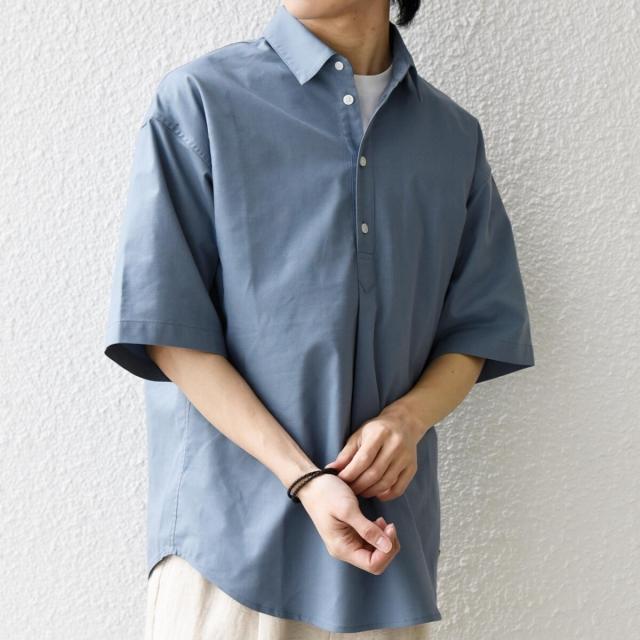 シップス エニィ（SHIPS any）/【WEB限定】SHIPS any:〈接触冷感・ストレッチ・遮熱等〉ハイブリッドリネン プルオーバー_3
