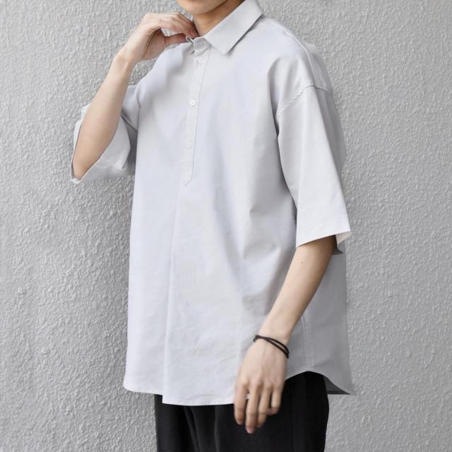 シップス エニィ（SHIPS any）/【WEB限定】SHIPS any:〈接触冷感・ストレッチ・遮熱等〉ハイブリッドリネン プルオーバー_8