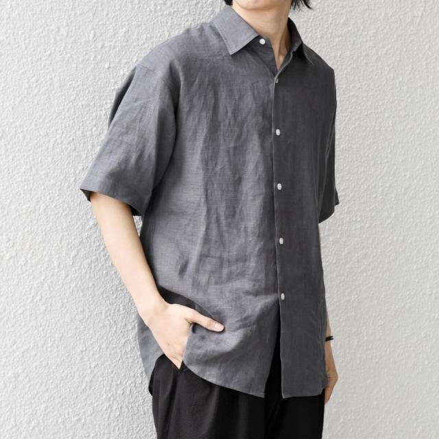 シップス エニィ（SHIPS any）/SHIPS any:〈洗濯機可能〉NOVELTEX リネン レギュラーカラー シャツ◇_6