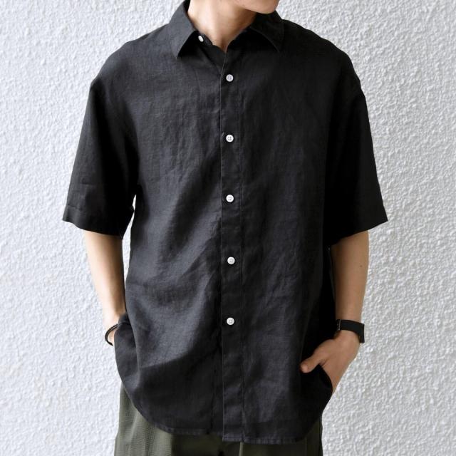 シップス エニィ（SHIPS any）/SHIPS any:〈洗濯機可能〉NOVELTEX リネン レギュラーカラー シャツ◇_10