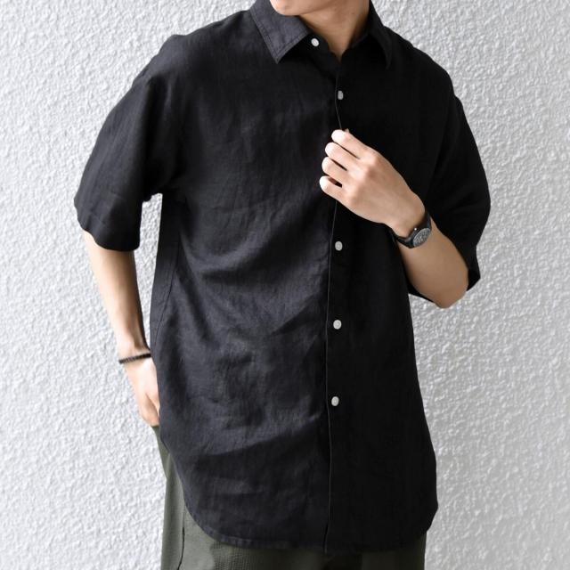 シップス エニィ（SHIPS any）/SHIPS any:〈洗濯機可能〉NOVELTEX リネン レギュラーカラー シャツ◇_11