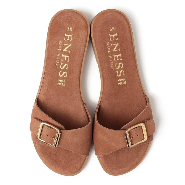 【NEW】シップス エニィ（SHIPS any）/ENESS: レザー バックル ベルト サンダル_5