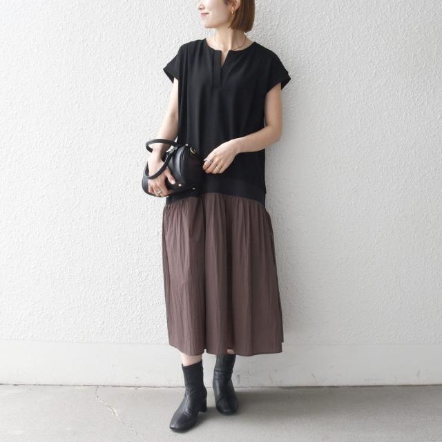 シップス エニィ（SHIPS any）/SHIPS any:〈手洗い可能〉カットジョーゼット ドッキング スキッパー ワンピース 7,920円