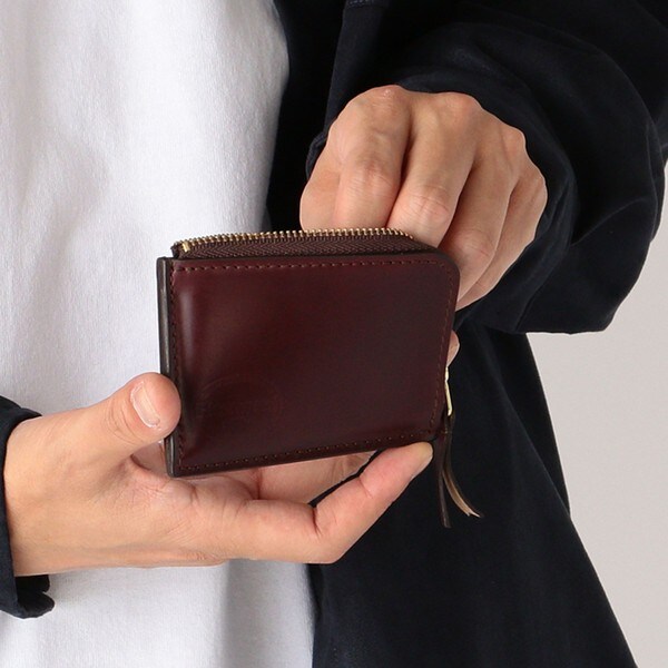 HORWEEN ミニウォレット　ships SHIPS｜SHIPS any: HORWEEN ミニ Lジップ ウォレット