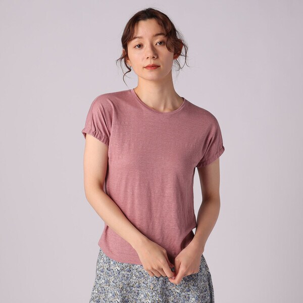 NEW】スキャパ/リネンジャージカットソー