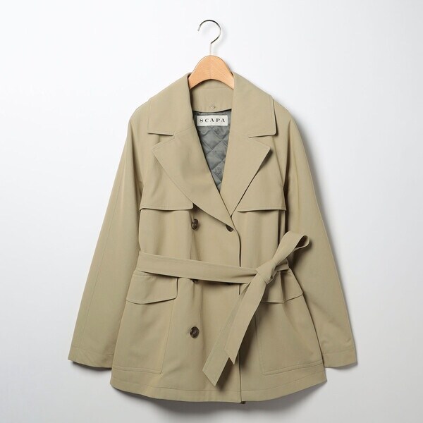 スキャパ SCAPA レディース ライナー付き トレンチコート 40 L