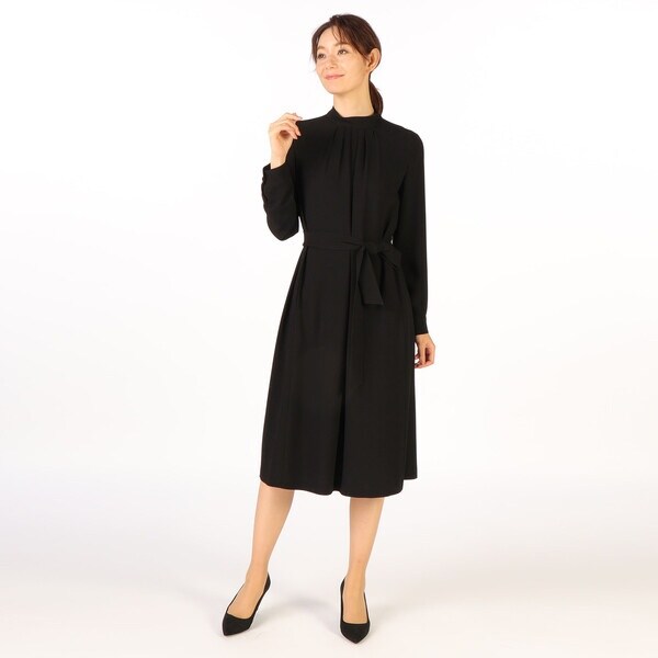 スキャパ（SCAPA）/バックサテンジョーゼットワンピースの通販は