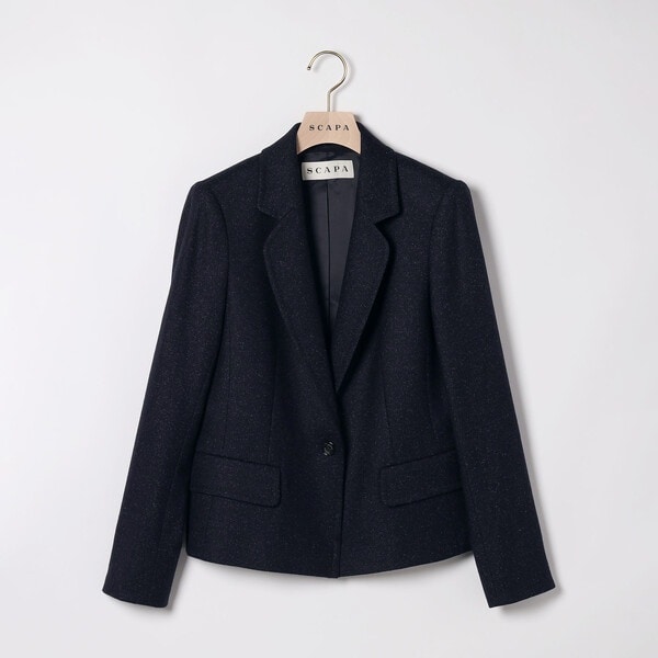 スキャパ（SCAPA）/ネップツイードジャケット