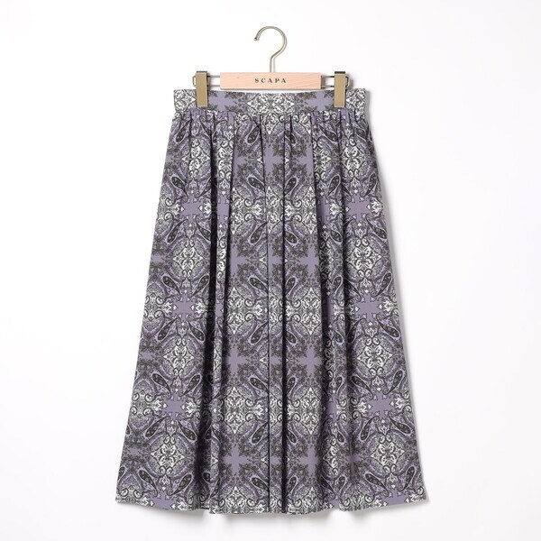 スキャパ（SCAPA）/スクエアサラサスカート
