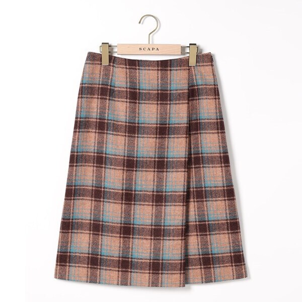 スキャパ（SCAPA）/【ＷＥＢ限定】ムーンタータンツィードスカート