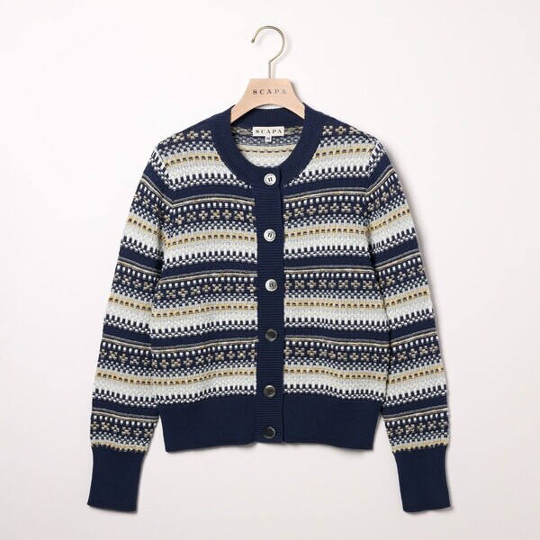 スキャパのカ－ディガンお値下げ スキャパ さらりと羽織れるシルキー