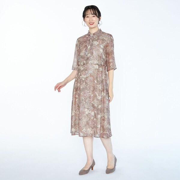 スキャパ（SCAPA）/サラサペーズリーワンピース