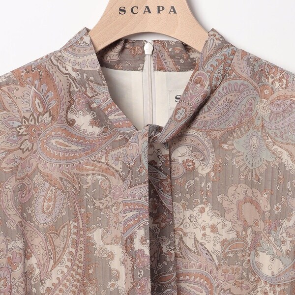 スキャパ（SCAPA）/サラサペーズリーワンピース_10