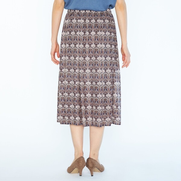 未着用：スキャパ SCAPA アソートコモンプリントスカート　L42 未着用：スキャパ SCAPA アソートコモンプリントスカート L42 未