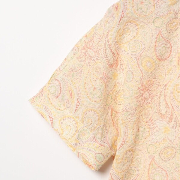 スキャパ（SCAPA）/Liberty Printウェーブスタンド衿ブラウス