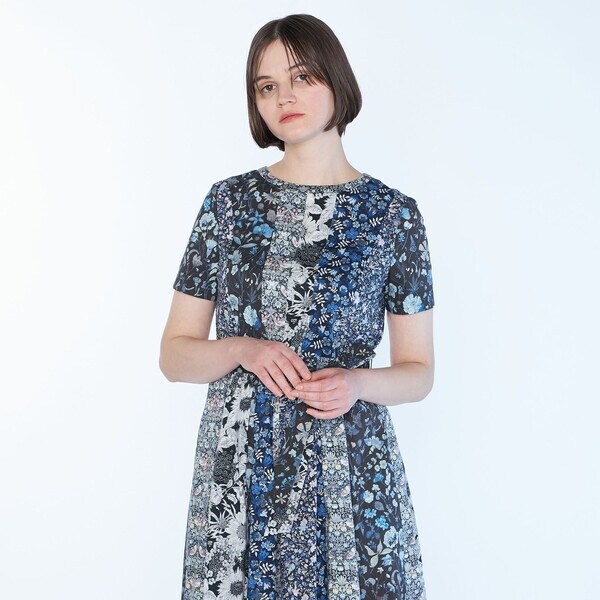 SCAPA Lサイズ / スキャパエルサイズ Liberty Printジャージカットソー