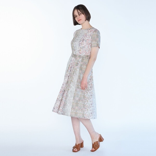 スキャパ（SCAPA）/【ＷＥＢ限定】Liberty Printパッチワーク３ワンピース