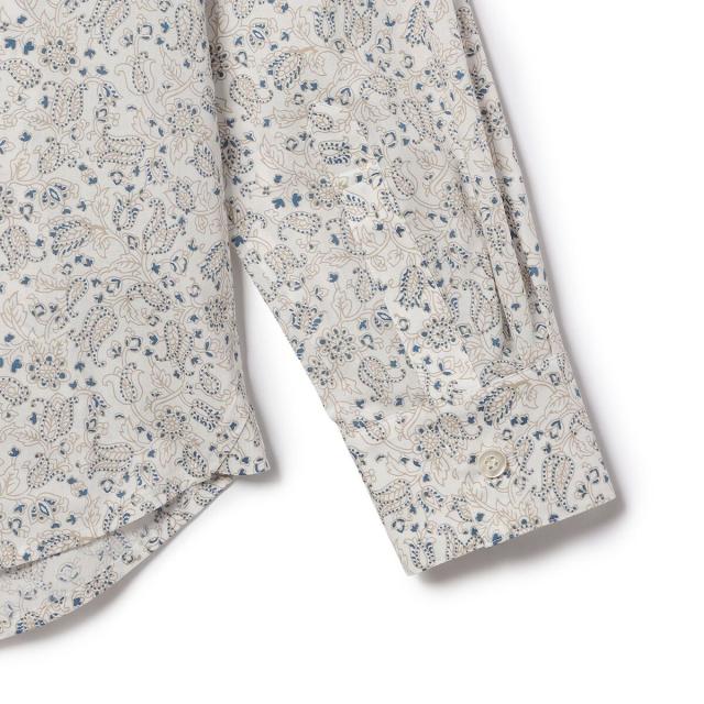 スキャパ（SCAPA）/サラサリーフプリントシャツカラーブラウス