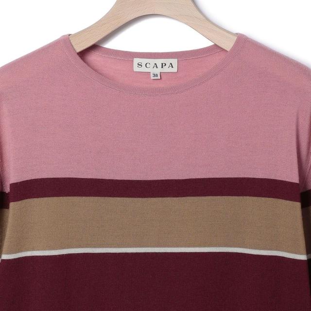 スキャパ（SCAPA）/カシウールボーダーニット